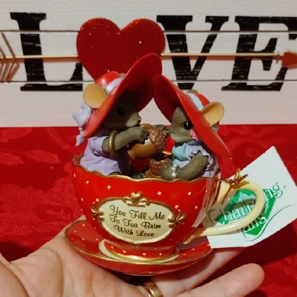 Charming Tails Friendship Is Tea-rrific Figurine 2008